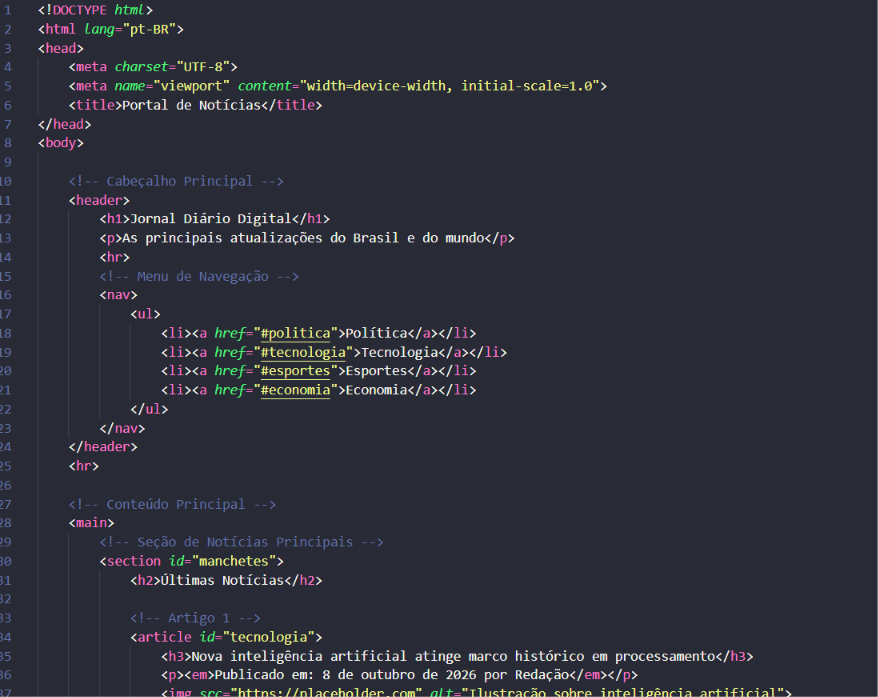 HTML e CSS